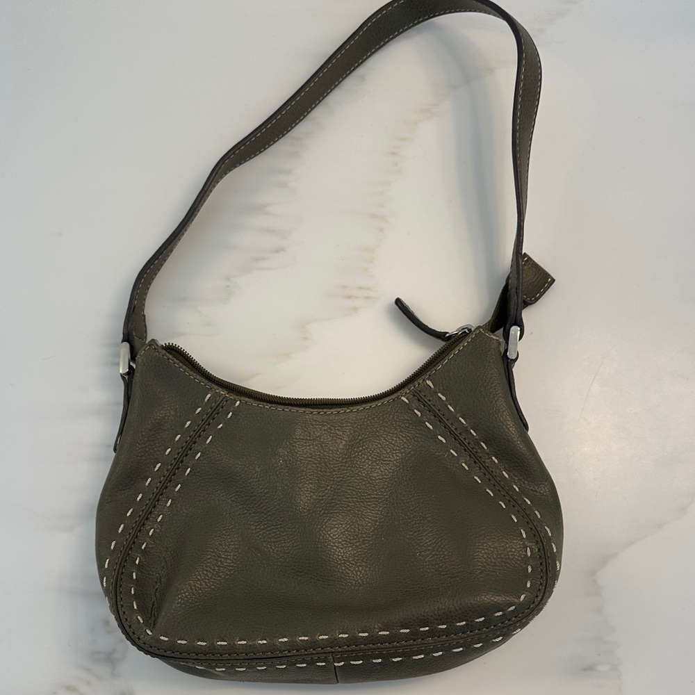 Liz Claiborne Olive Green Shoulder Bag